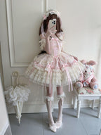 Ribbons of Love Sweet Lolita Tiered JSK Dress - image 8