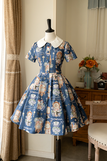 Classical Lolita Dress and Coat Suit - image 21