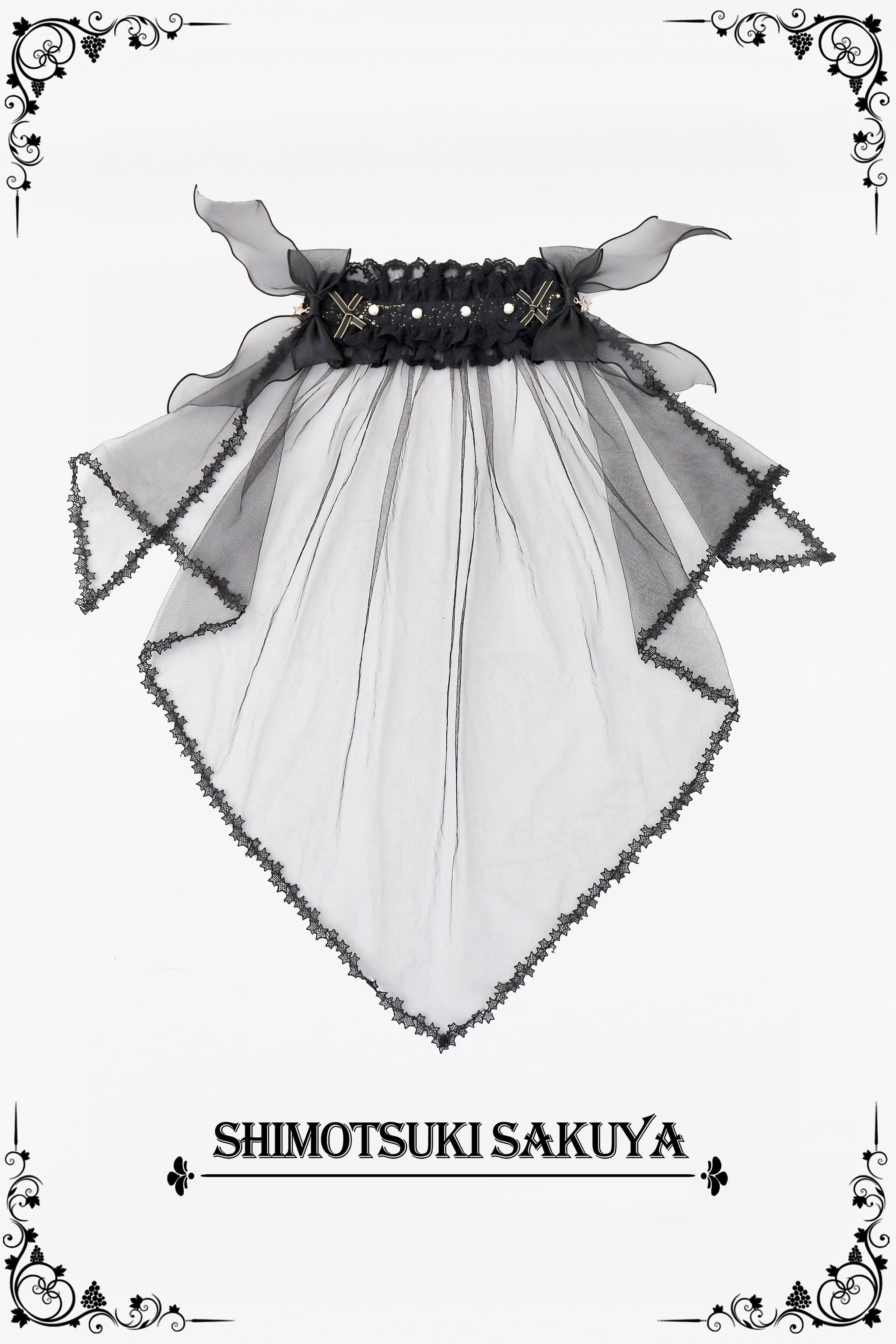 Whisper of Stars - Vintage Lolita Black OP Dress, Constellation-Themed - image 33
