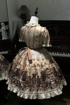 Teddy Bear Party - Daily Sweet Lolita Short-Sleeve OP Dress - image 8