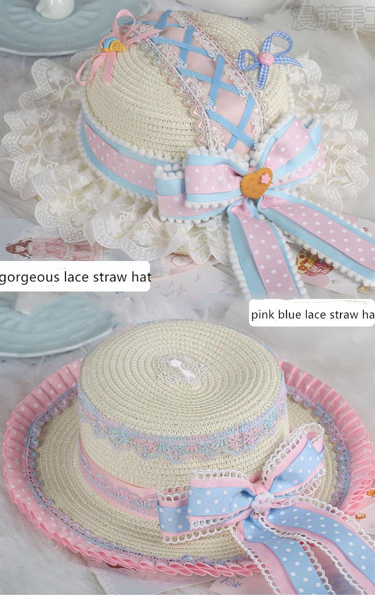 Pink and Blue Sweet Lolita Bow Headwear - image 22