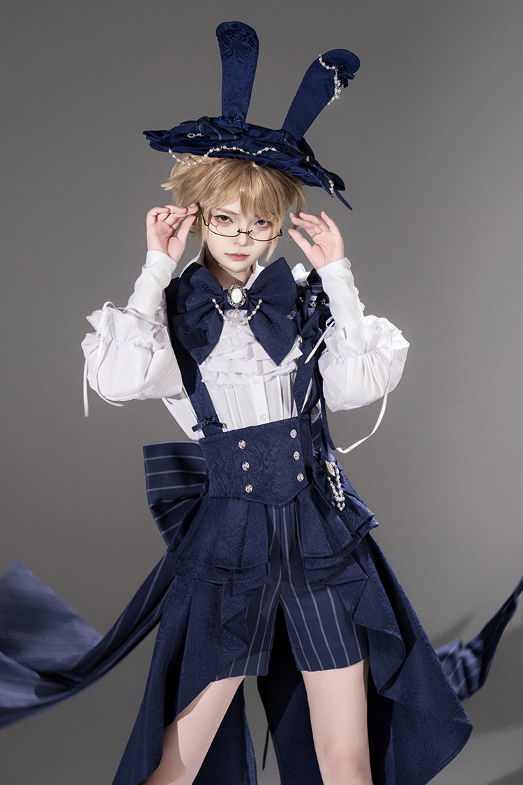 Rabbit Theater Ouji High-Low Girdle in Blue - image 8