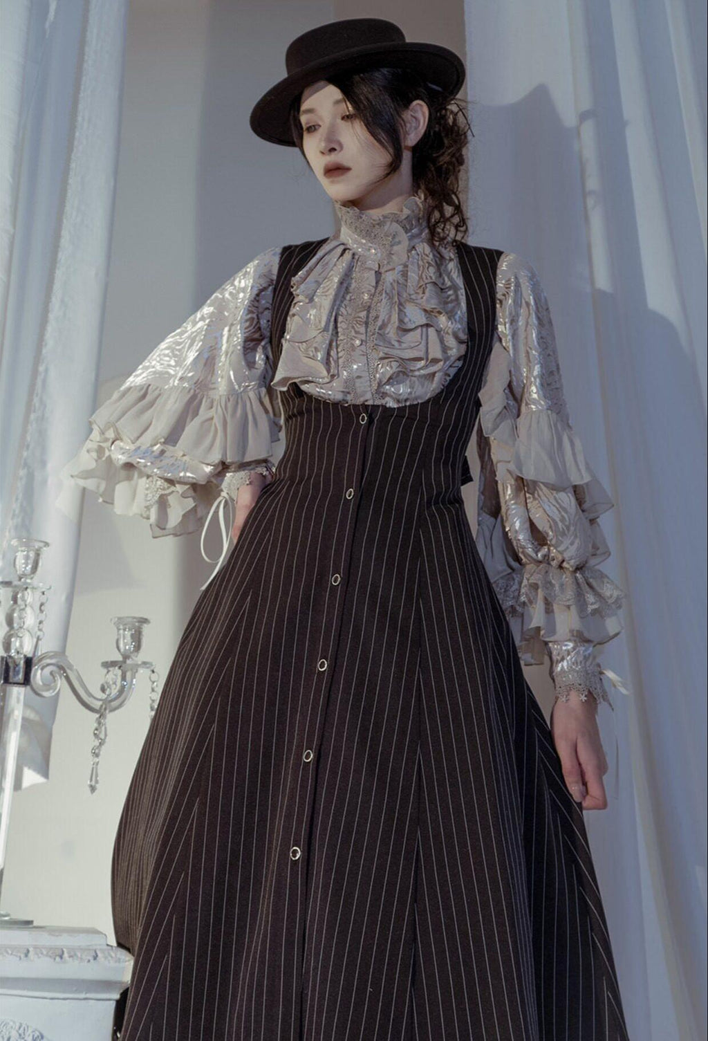 Dragon Bone Cemetery - Gothic Lolita Long Sleeve Blouse - image 40