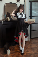 Rosalind - Gothic Maid Lolita Dress with Bow Tie - image 2