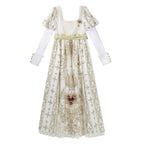 Sacred Coronation Gothic Cathedral Print Empire Lolita OP Dress Set - image 8