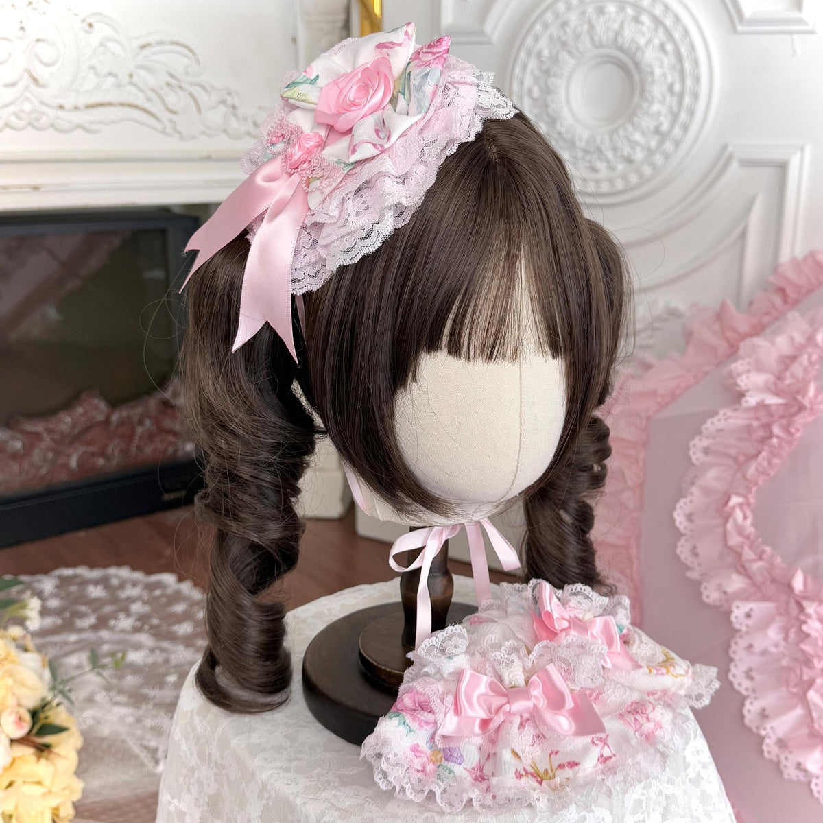 Spring 2025 Old School Lolita Floral JSK and OP Dress Series and Accessories - image 25