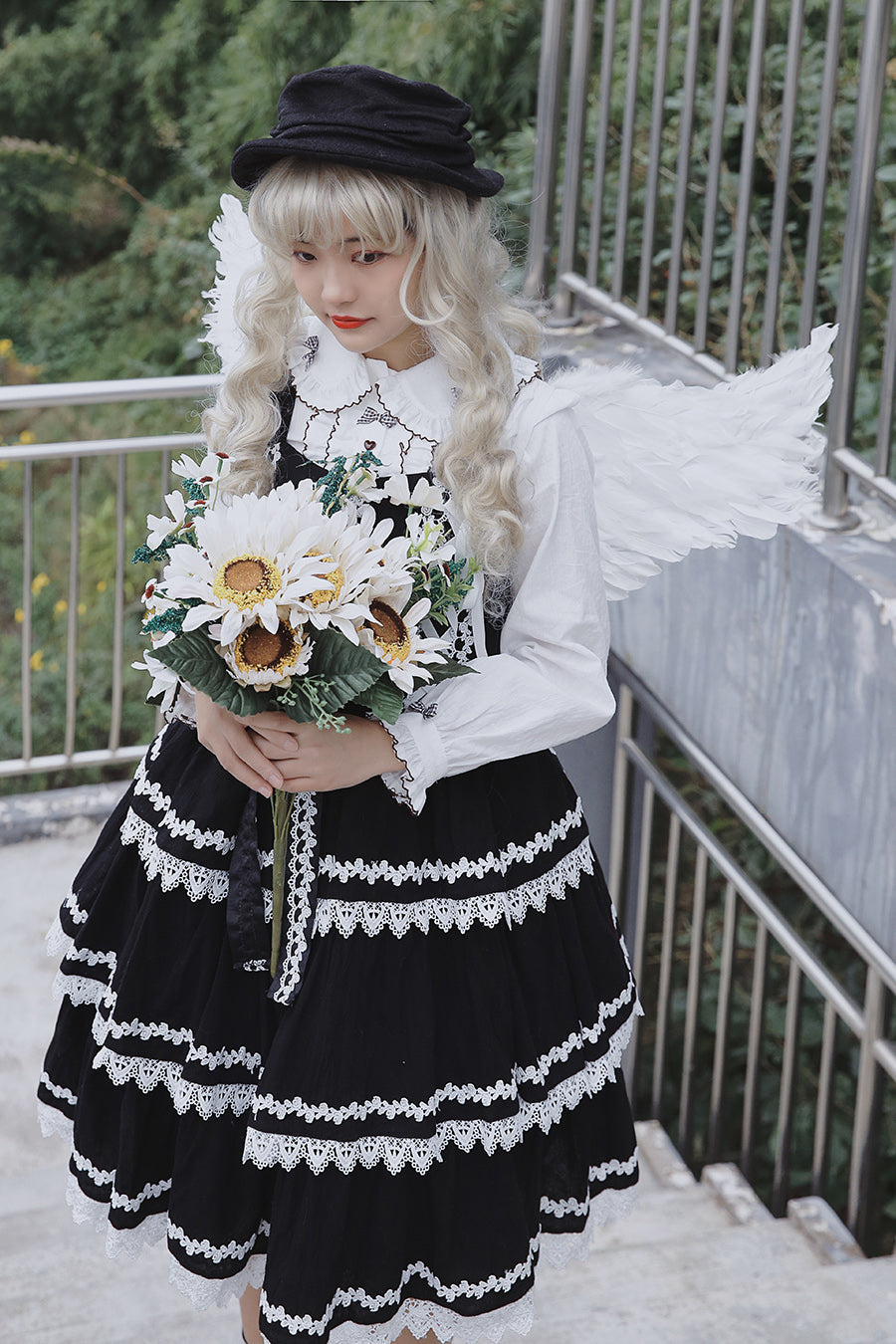Cake Tree - Classic Lolita JSK Dress Tiered Lace Dress - image 4