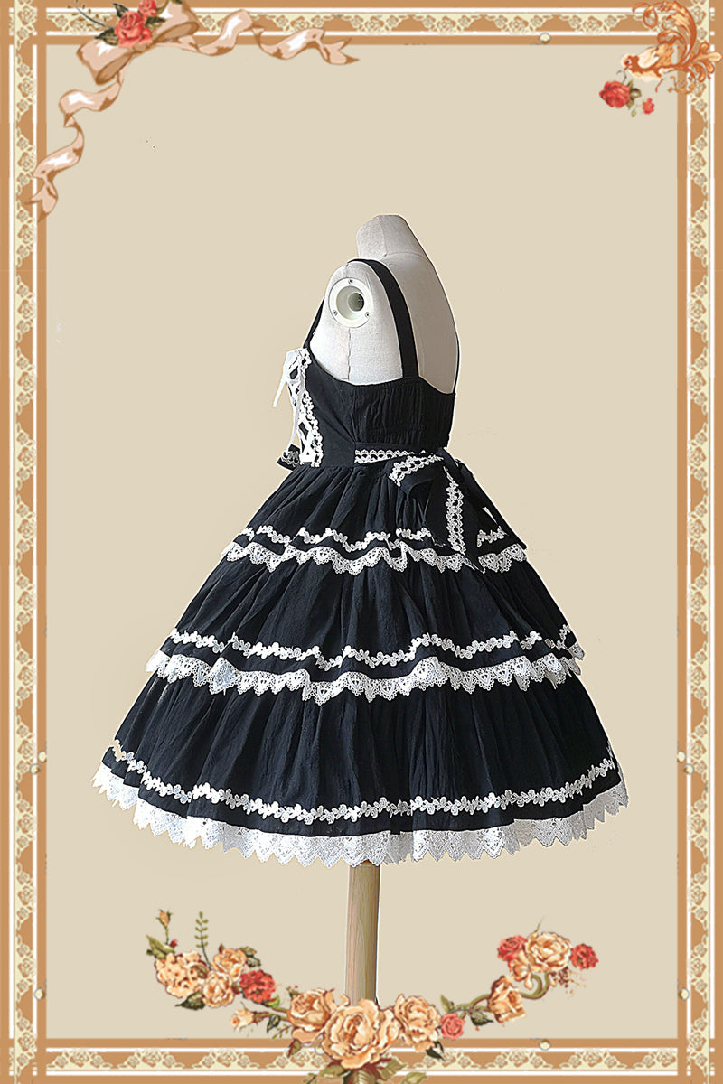 Cake Tree - Classic Lolita JSK Dress Tiered Lace Dress - image 12