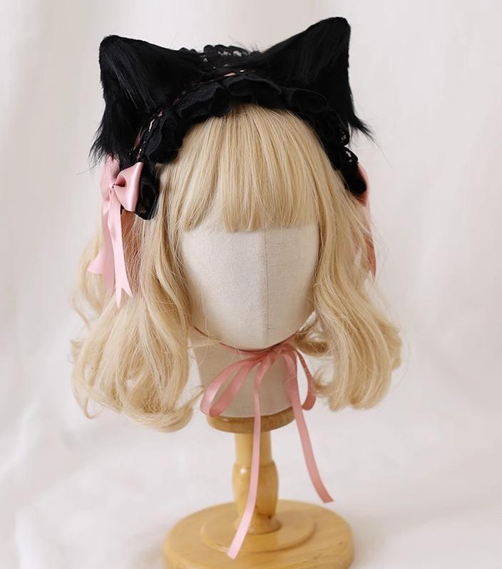 Gothic Cat Ear Lolita Headband Collection - image 8