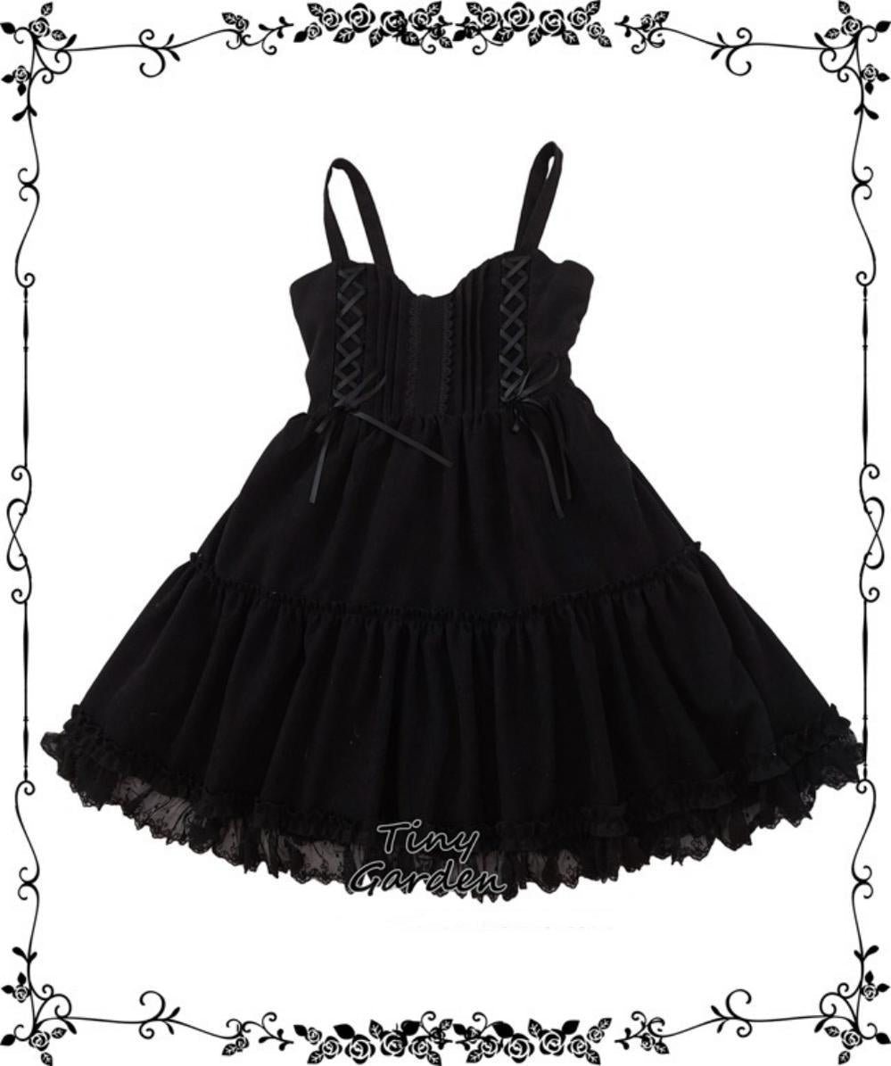 Garden Waltz 1.0 Burgundy Autumn Winter Lolita JSK - image 9