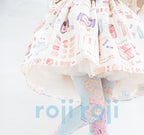 Fairy Kei Sweet Lolita Print Stockings - image 9