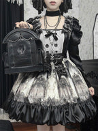 Skull Tombstone - Gothic Ita Shoulder Bag - image 9