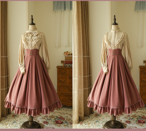 North of the Forest Classic Lolita Striped Vest and Skirt Set - image 18