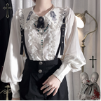 Corroding the Heart - Ouji Lolita Shirt Suspenders Shorts Collection - image 23
