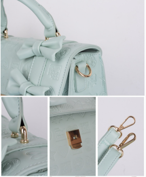 Sweet Heart Embossed Chocolate Lolita Bag - image 10
