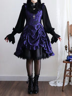 Purple Lace Trim JSK Gothic Lily - Miss Point - image 4