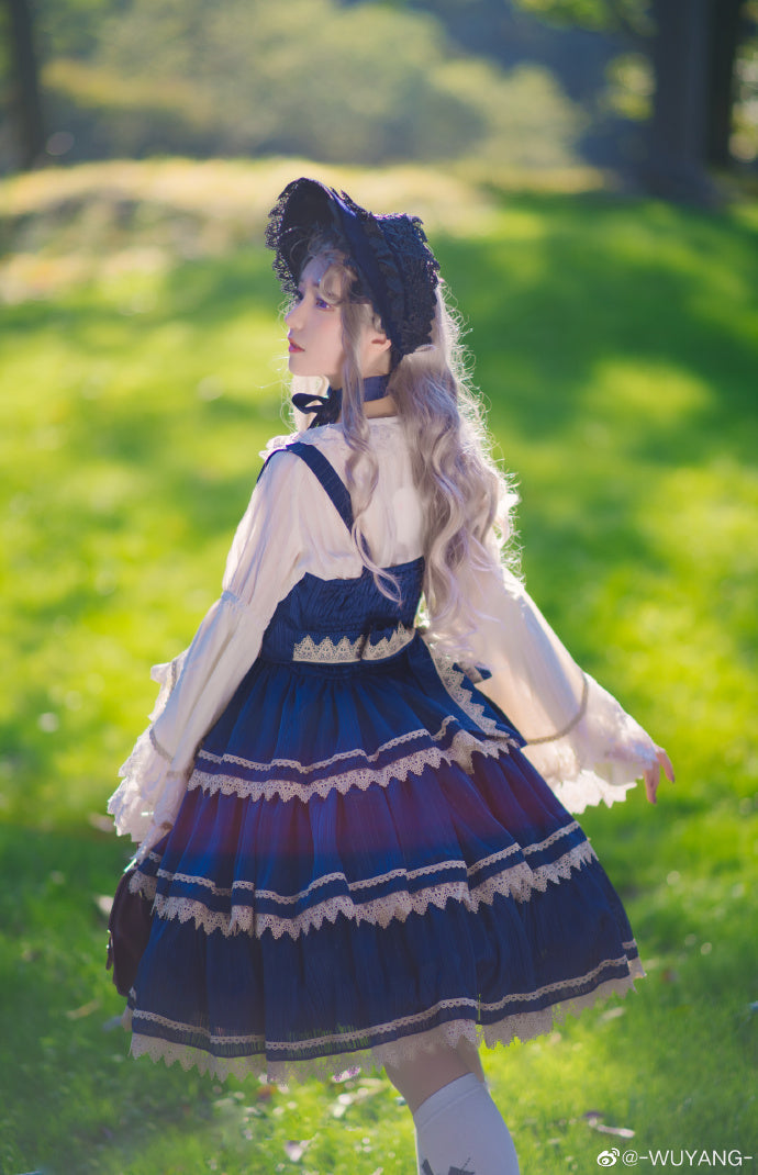 Cake Tree - Classic Lolita JSK Dress Tiered Lace Dress - image 6