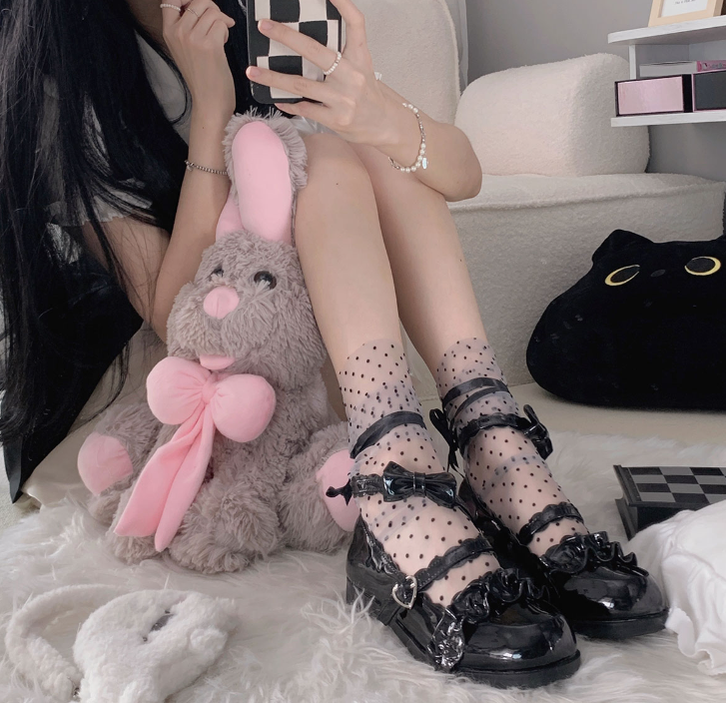 Kawaii Lolita Shoes Multicolors - image 15