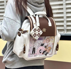 Kawaii Lolita Large-Capacity Ita Backpack with Mini Pocket and Grid Board - image 22