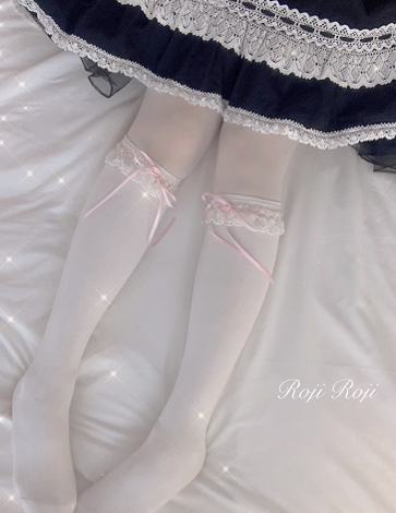 Isabella - Sweet Lolita Lace Mid-Calf Socks - image 24