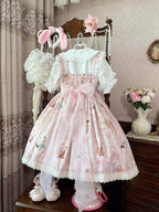 Candy Party - Printed Sweet Lolita JSK, Peter Pan Collar Shirt - image 13