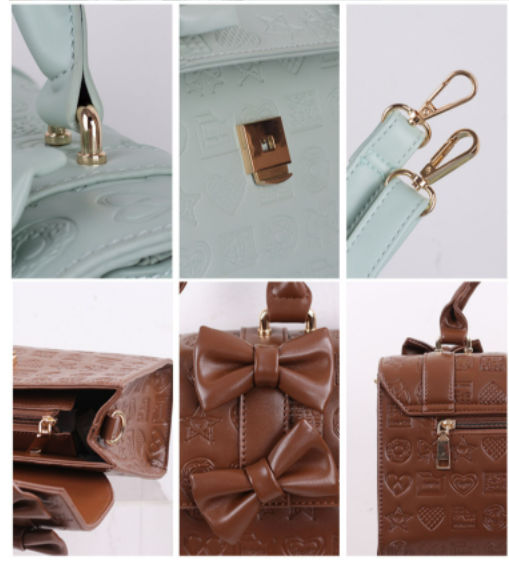 Sweet Heart Embossed Chocolate Lolita Bag - image 11