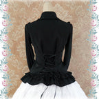 Elegant Lace-Up Back Lolita Blouse - image 13