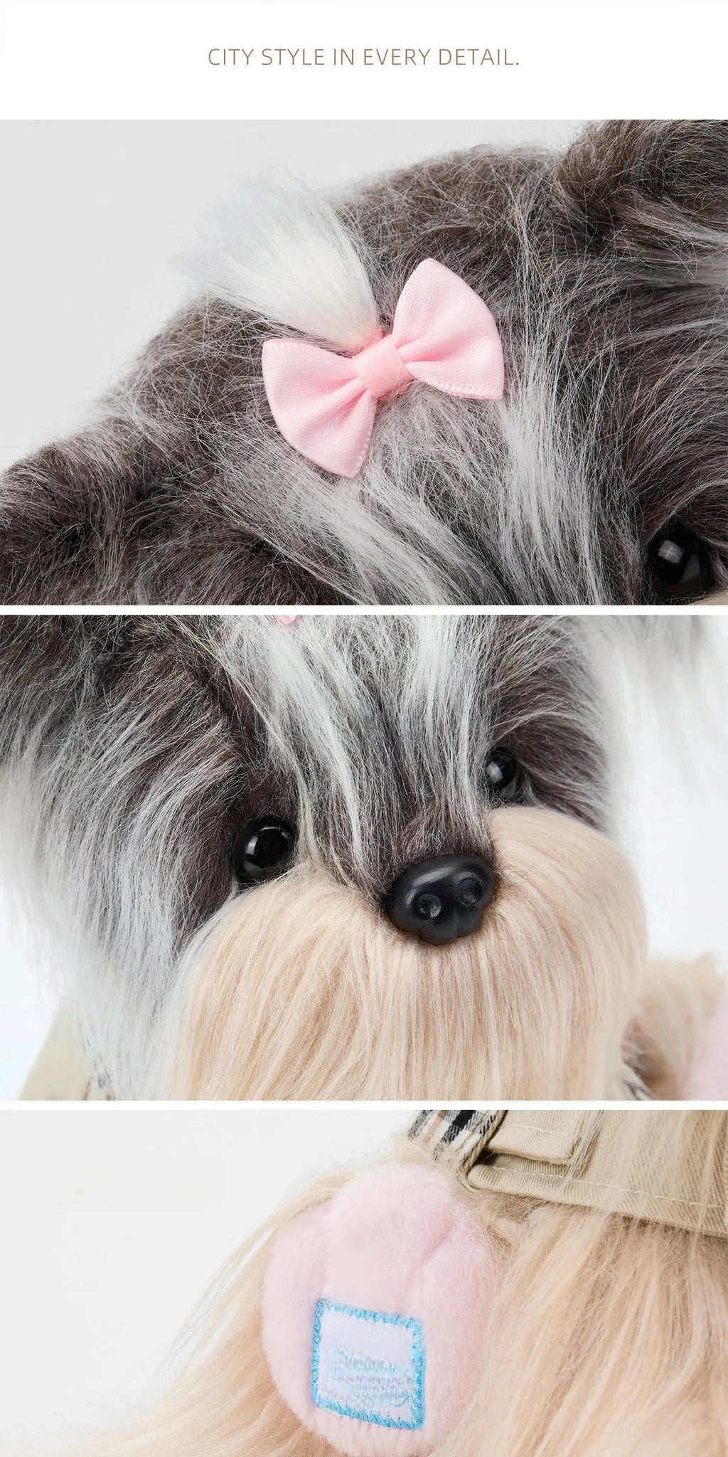 City Dog - Yorkshire Terrier Plush Doll Outfit Set - image 7