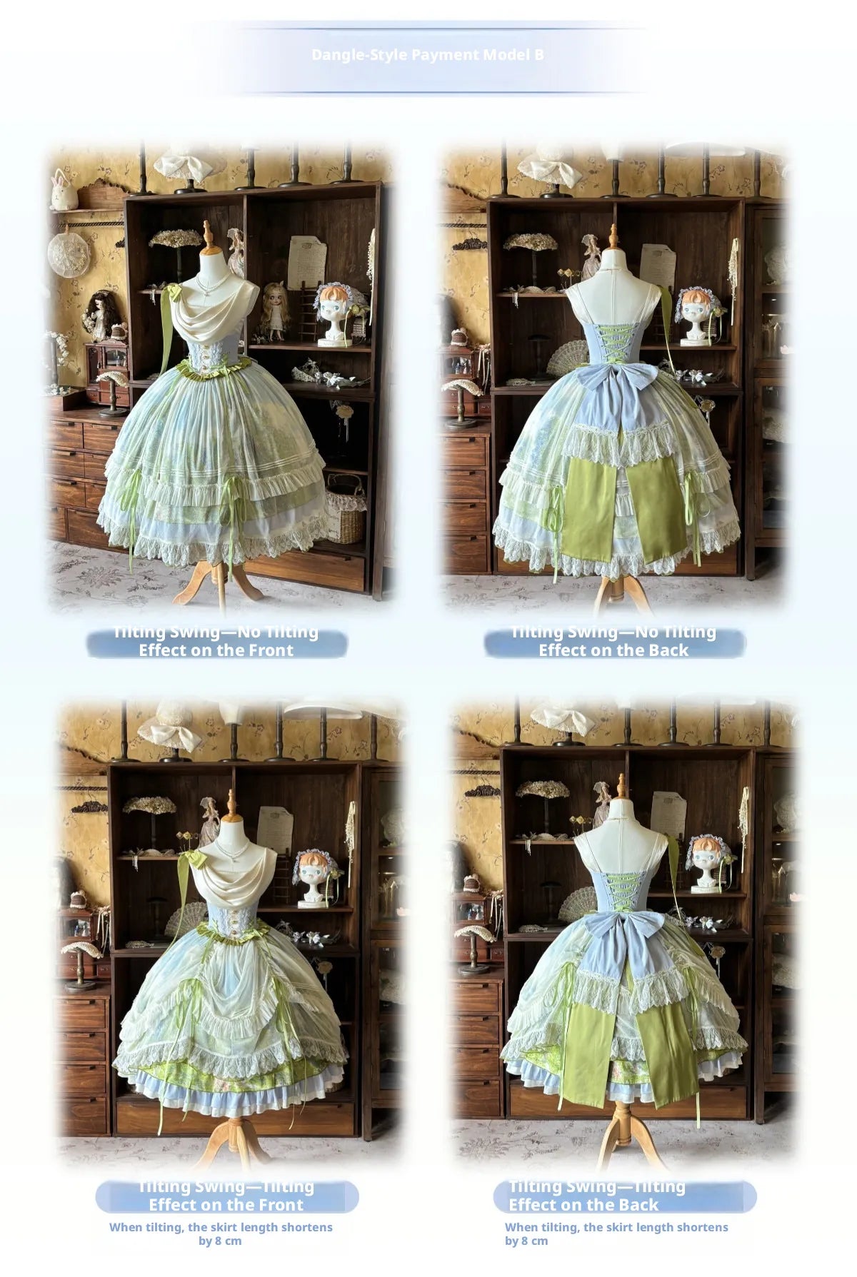 Giverny Spring Day - Elegant Fairy Lolita JSK Collection - image 10