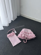 Raven and Lace Classic Lolita Foldable Ruffle Parasol - image 35