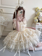 Ribbons of Love Sweet Lolita Tiered JSK Dress - image 34