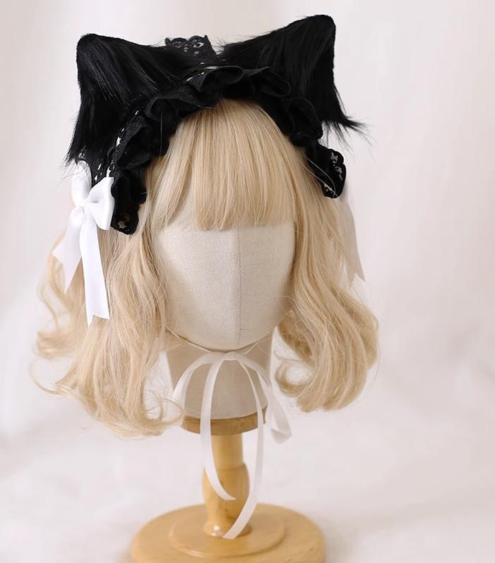 Gothic Cat Ear Lolita Headband Collection - image 3