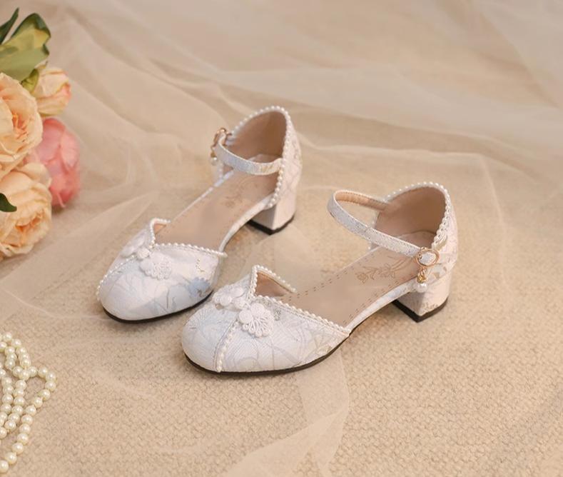 Heart Jade Qi Lolita Chunky Heel Shoes - image 11