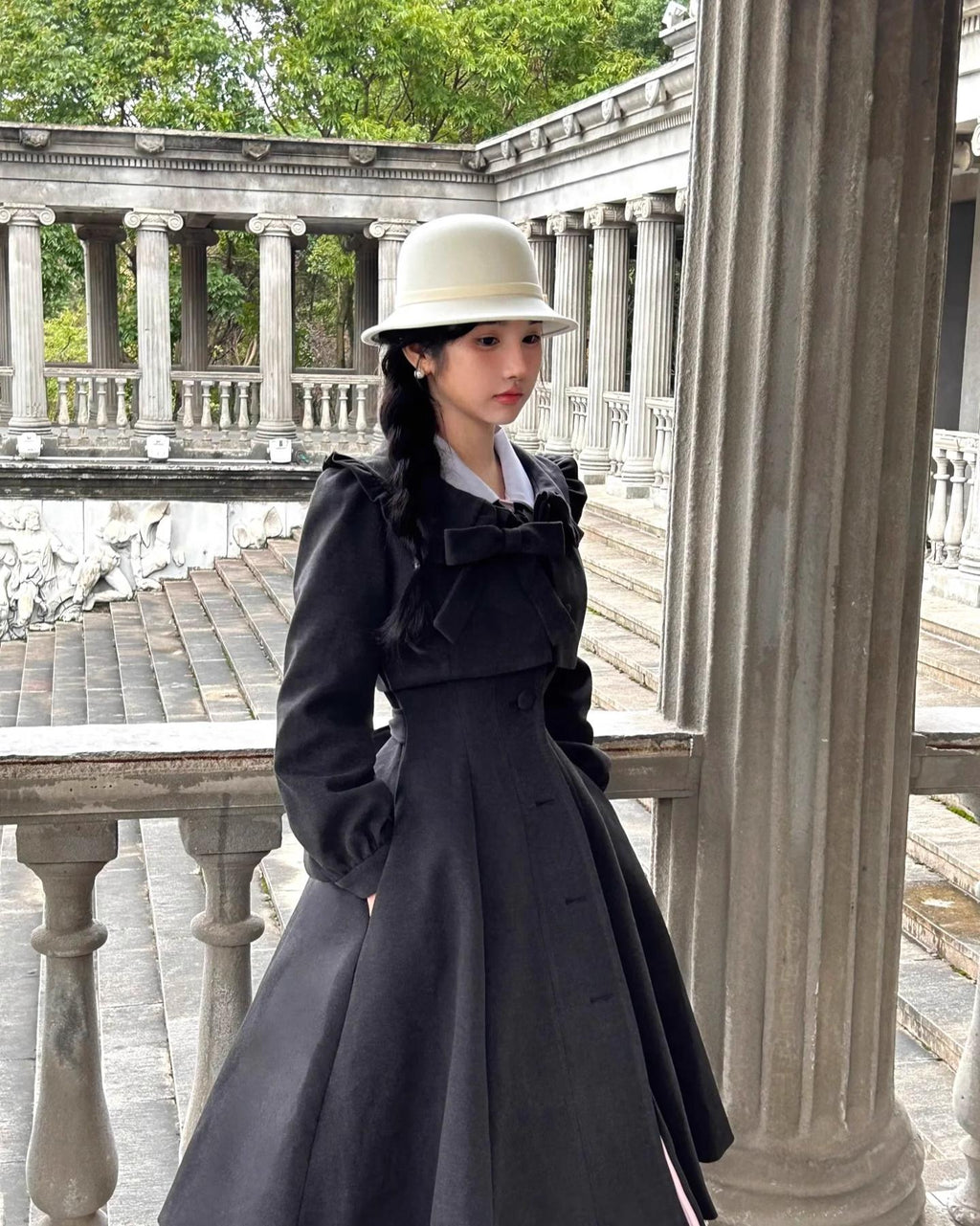 Winter Classic Lolita Coat Suit Woolen Plus Size Outerwear - image 14