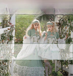 Toting Basil - Wedding Lolita Bolero, Necklace, Cuffs and Side Clip Collection - image 14