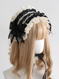 Maid Lolita Hairband Doll Lolita Cuffs and Top Hat - image 1