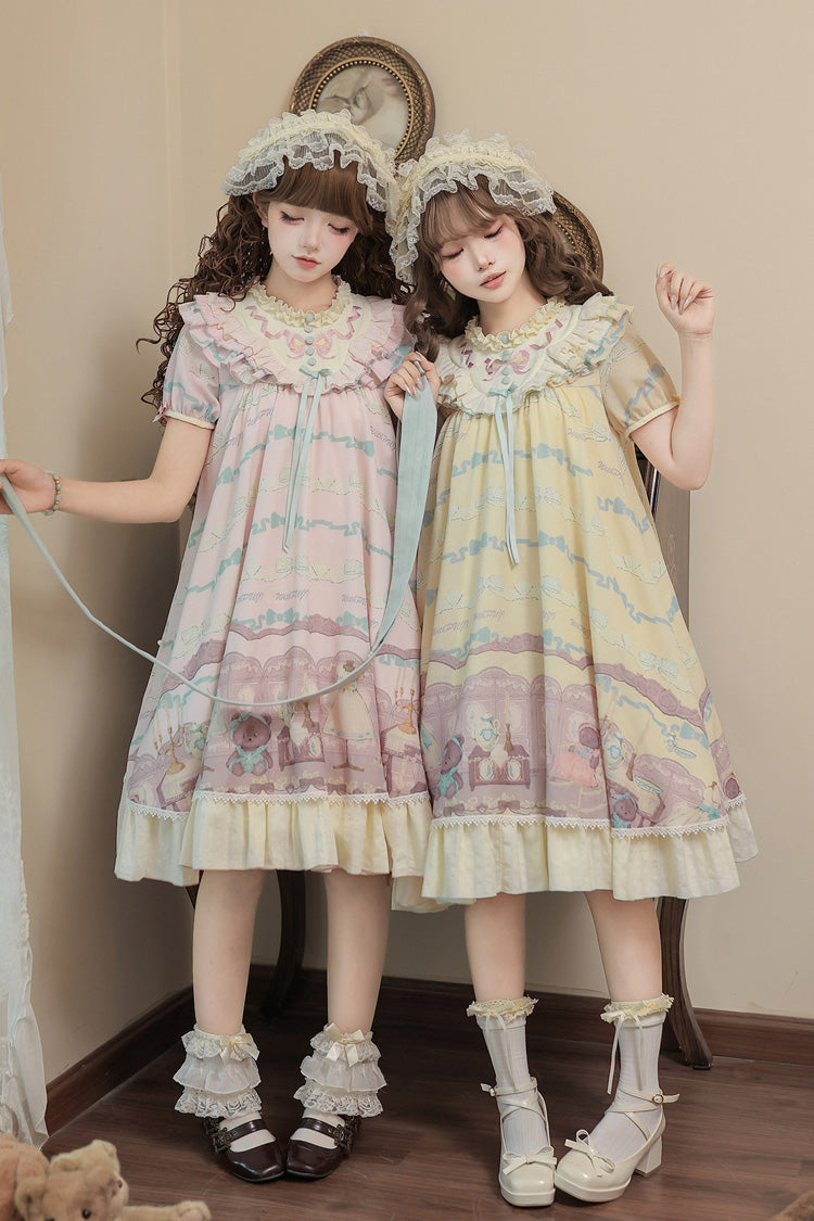 Brown Dollhouse Sweet Lolita Dress Set - image 13