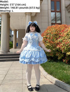 Shibuya Honey - Plus Size Sweet Lolita Plaid OP & JSK Dress - image 14