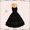 Garden Dance 2.0 - Elegant Lolita JSK Dress, Side Lace-Up - image 5