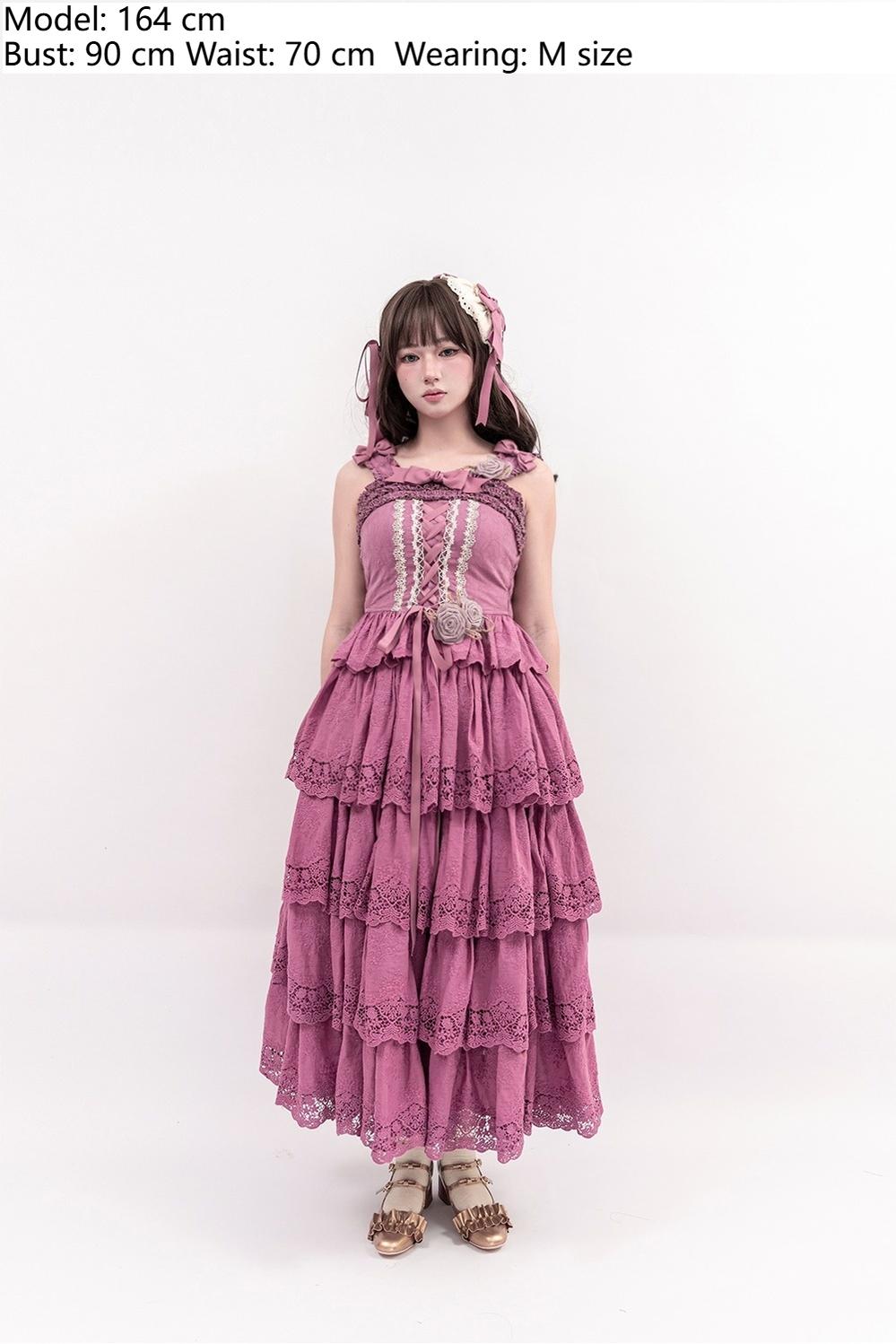 Forest Waltz - Classic Lolita Tiered Skirt Multi-layer Embroidered SK - image 52