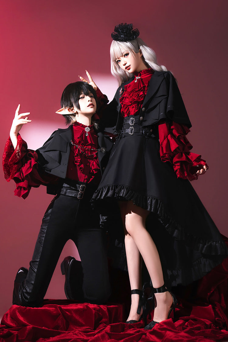 Black Day and Night Song Ouji Gothic Lolita Skirt and Blouse - image 10