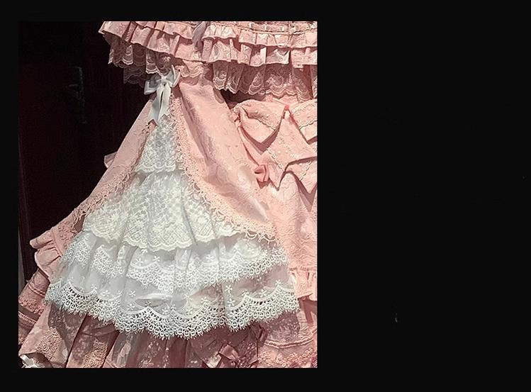 Vintage Lolita Dress Set, Cotton Shirt - image 35