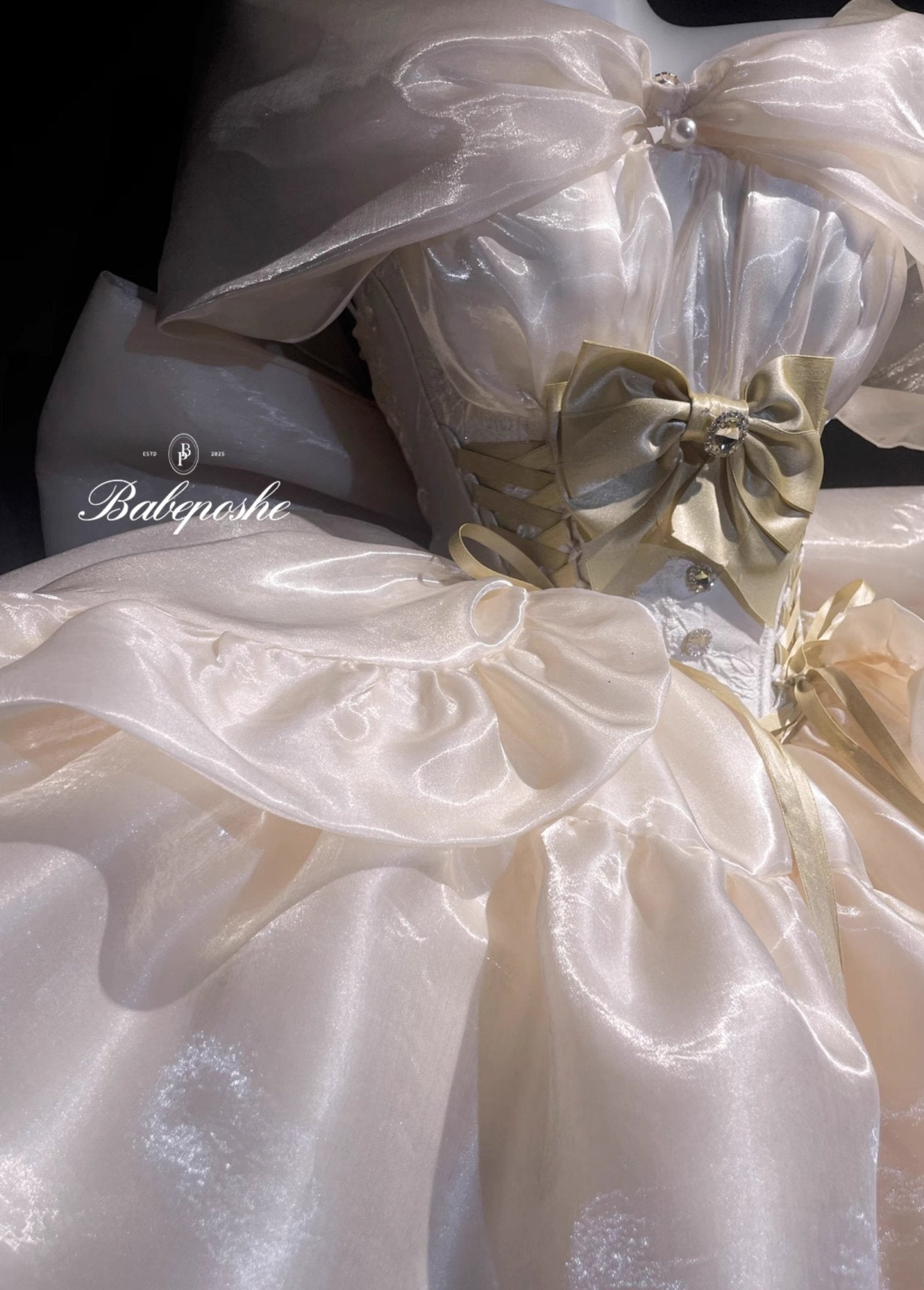 POSHEPOSE - Proxima Gold Coronation Princess Dress - POSHEPOSE image 7