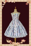 Strawberry Plaid - Sweet Lolita JSK Dress - image 10