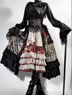 Heretic Nun - Halloween Gothic Lolita JSK Dress & Blouse Set - image 17