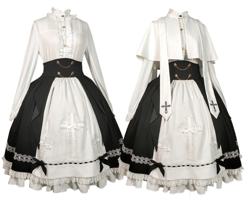 Holy Academy Gothic Prince Lolita Skirt Set - image 14