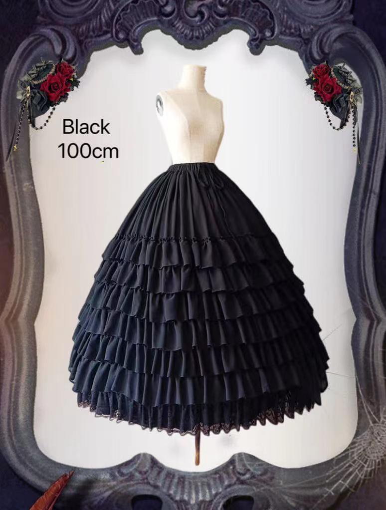 Wedding Lolita Extended Princess Petticoat Skirt - image 17