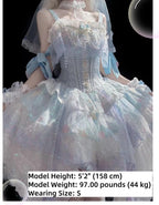 MermaidTears - Wedding Lolita JSK Dress, Ocean Theme - image 15