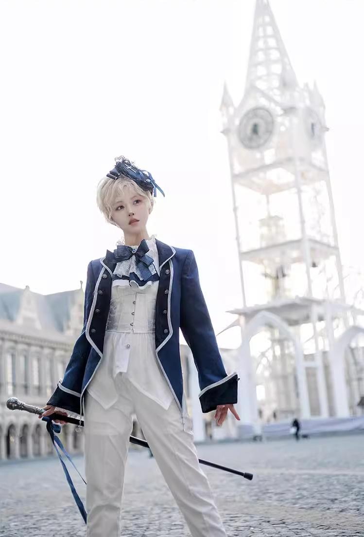 Coffin of Pilgrimage - Medieval European Ouji Lolita Shirt & Pants Suit - image 40