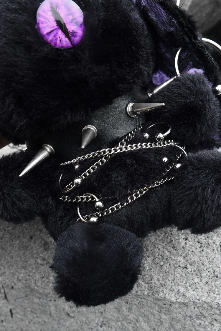 Demon Bunny One-Eyed Doll - Chain-Decorated Gothic Lolita Crossbody Bag - image 2